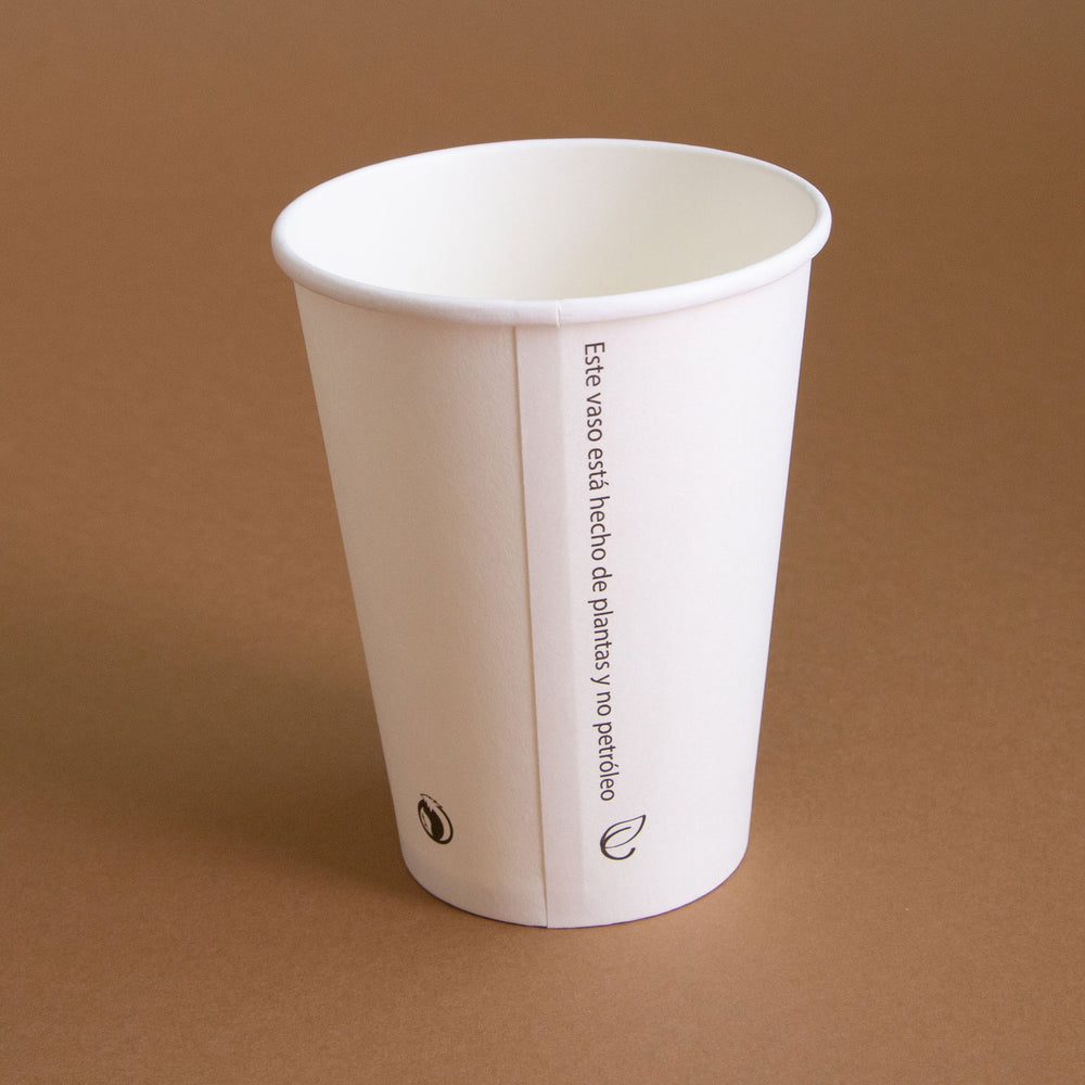 100 vasos desechables con tapa para café solo (114 ml - 4 oz), té o bebidas  calientes o frías - Comprar café online - Tienda online de Cafés Orús 